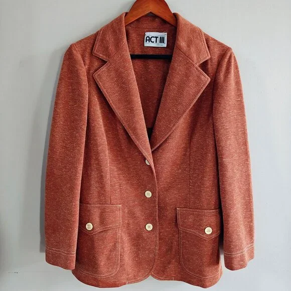 Vintage Textured Blazer - Picture 11 of 14